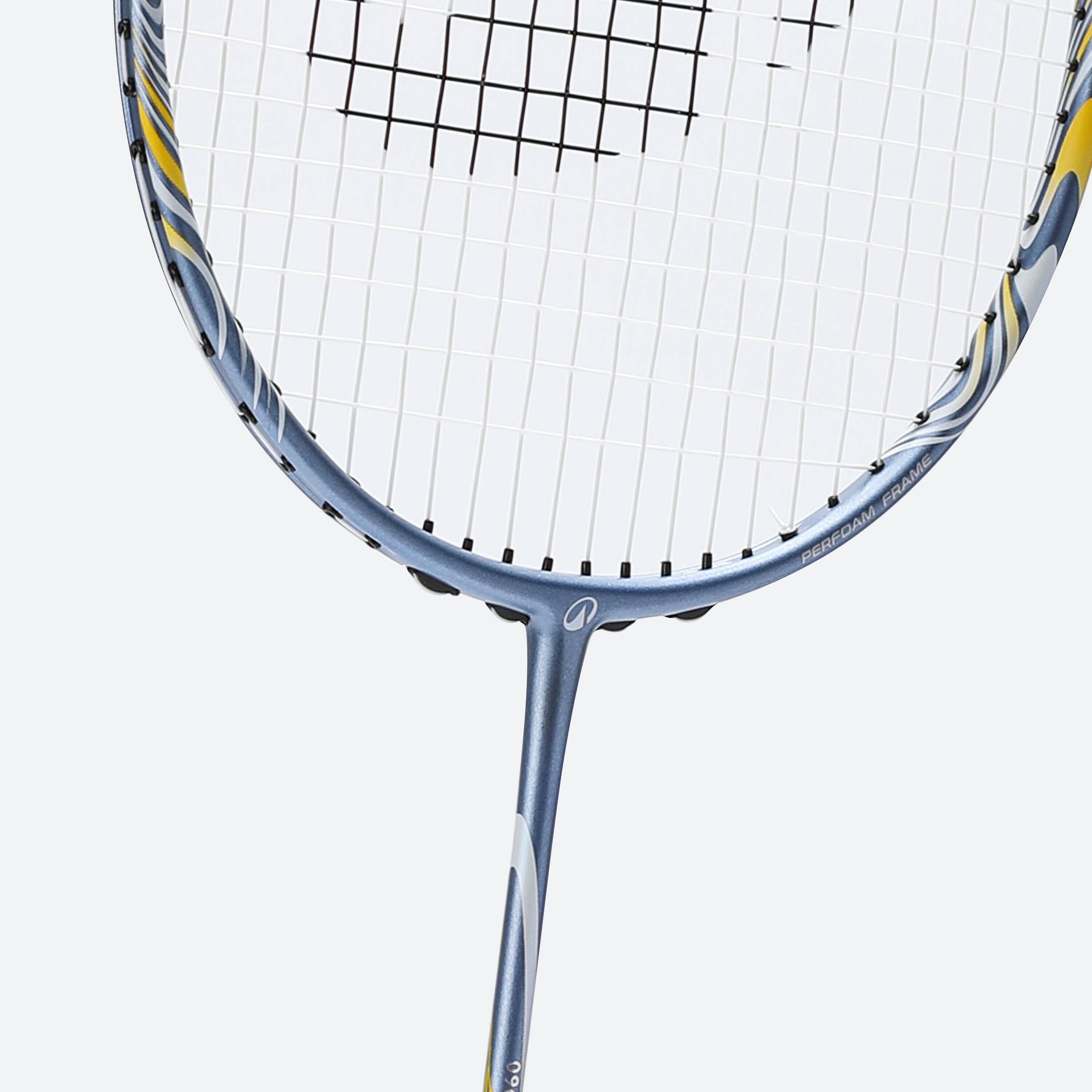 Badminton adult racket br sensation 960 blue yellow -  5
