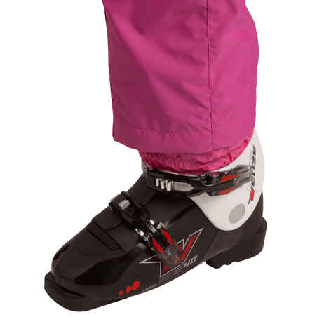 Wed'ze Evoslide Girls' Ski Suit - Pink / White