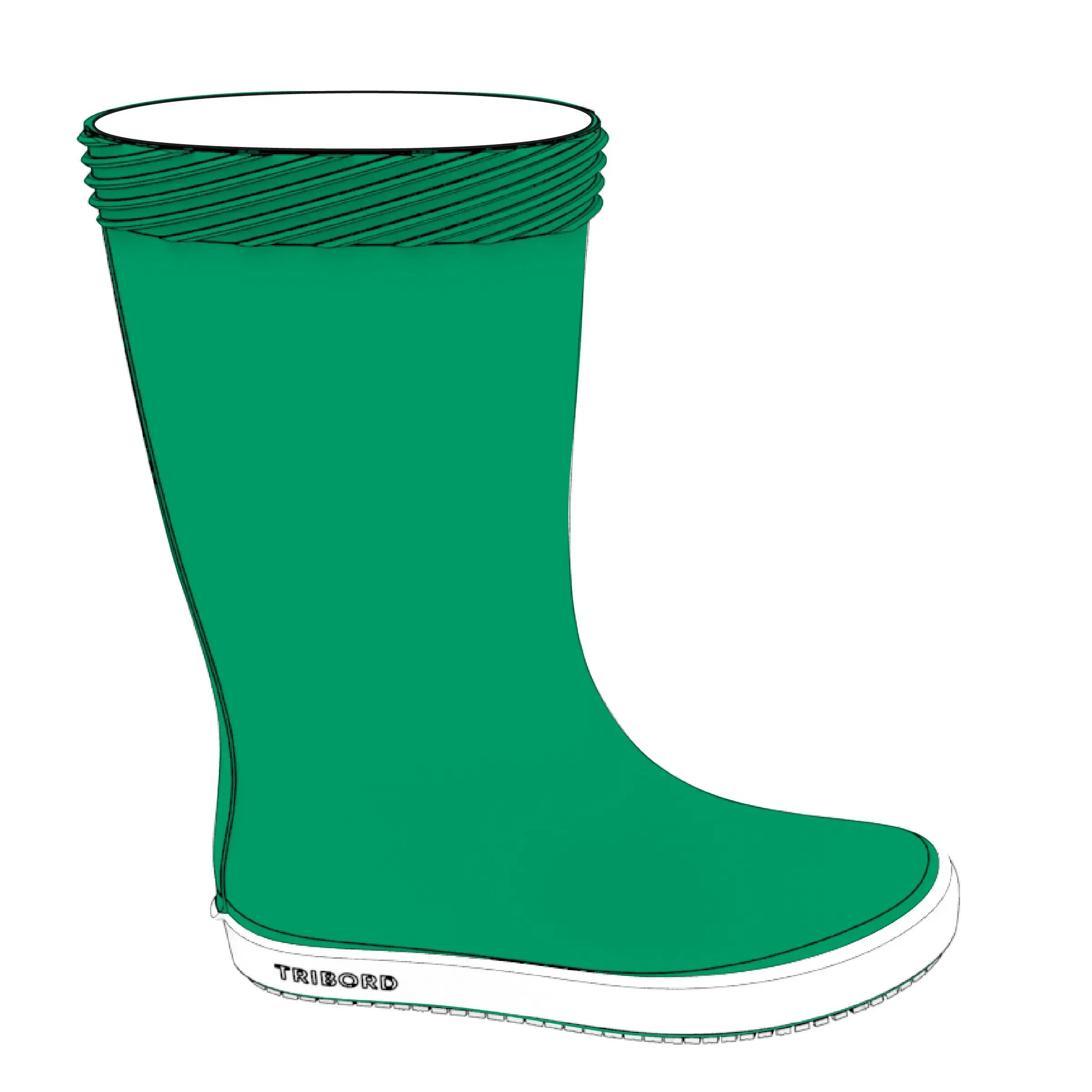 Cizme de ploaie 100 Verde Copii 7/7