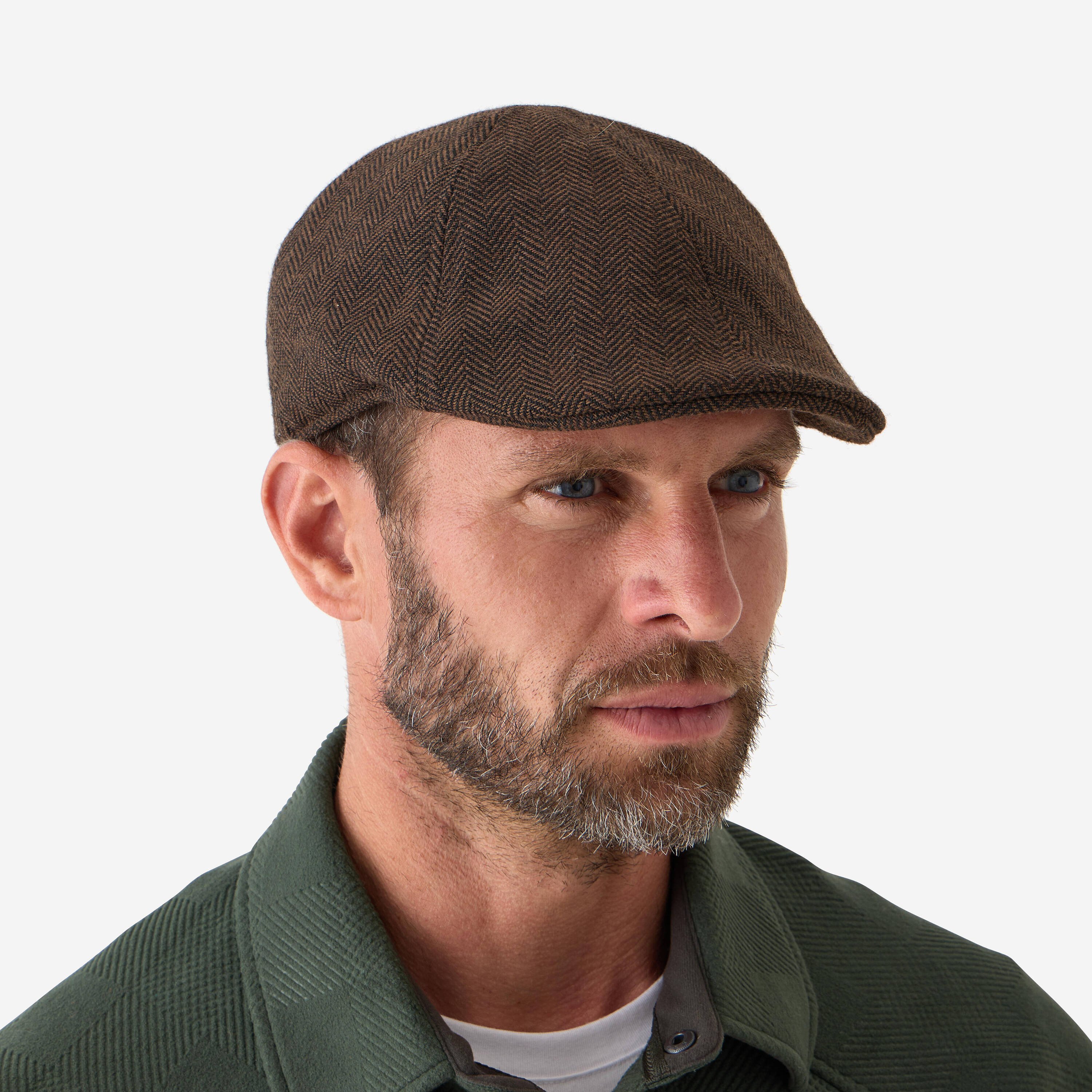 500 flat cap, water-repellent brown -  2