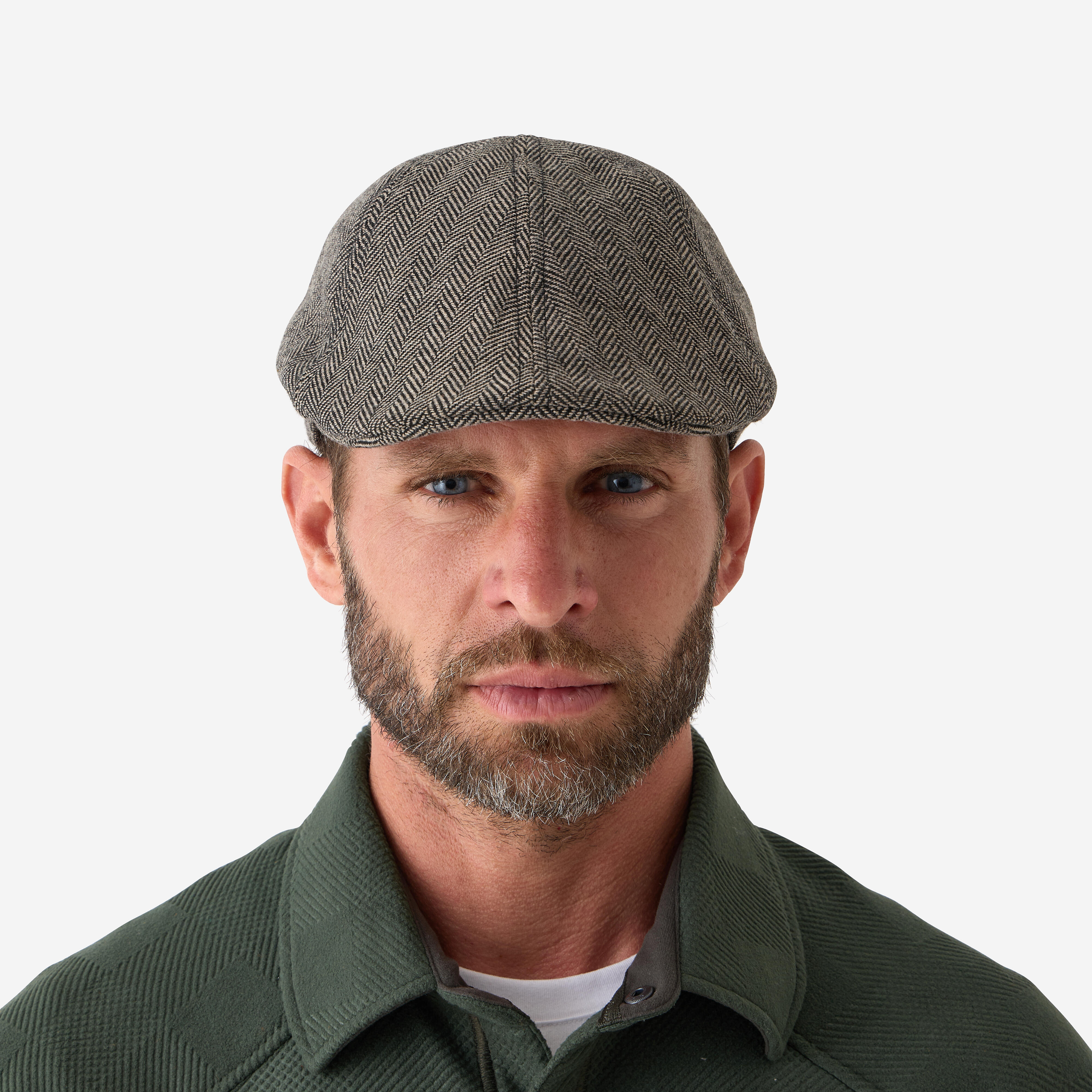 Casquette de chasse plate déperlante homme - SOLOGNAC