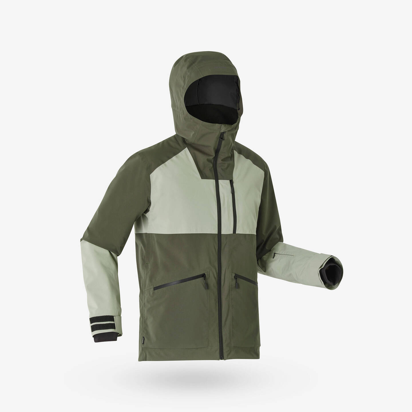 DECATHLON Skijacke 500 All Mountain Herren Grün