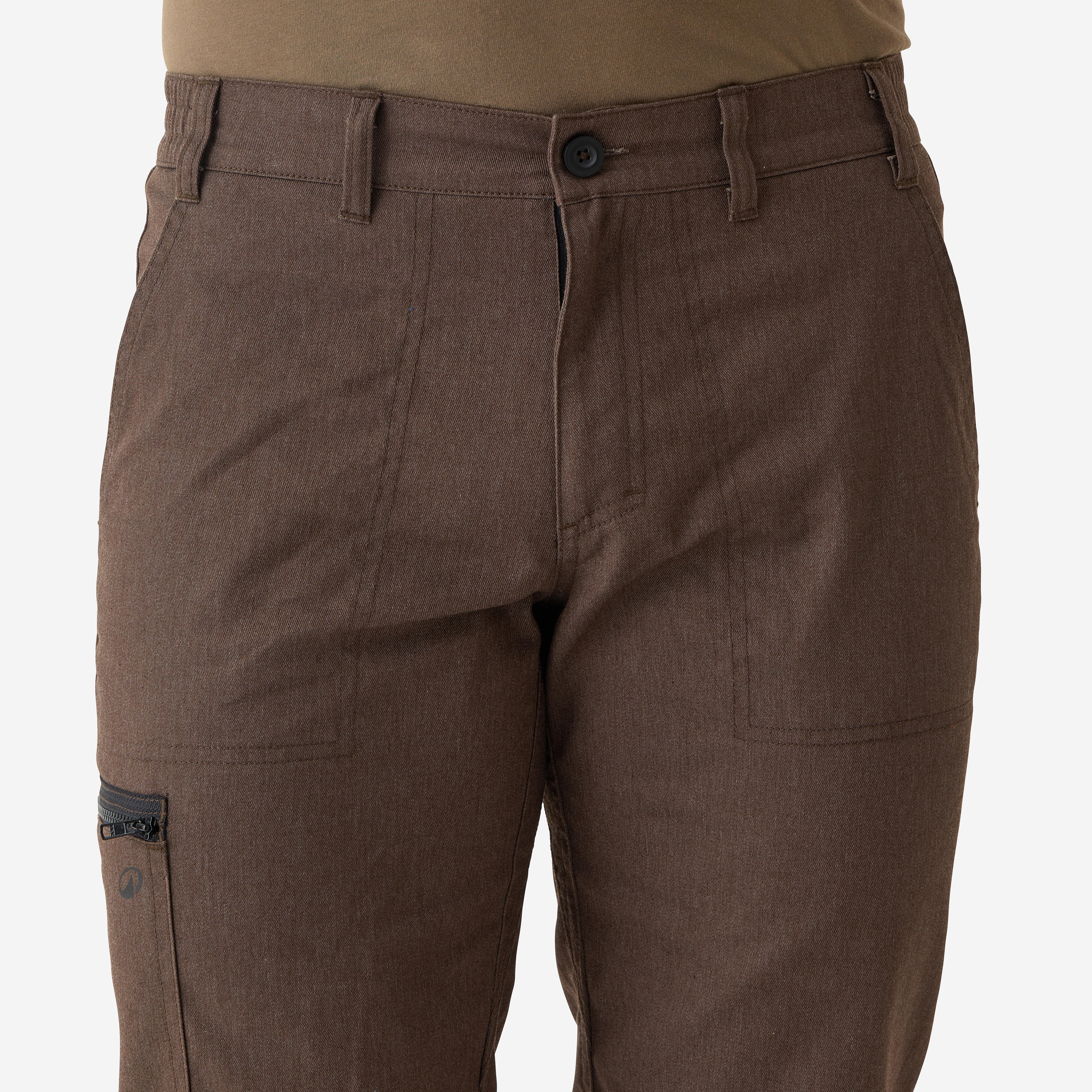 STRONG TROUSERS STEPPE 100 BROWN