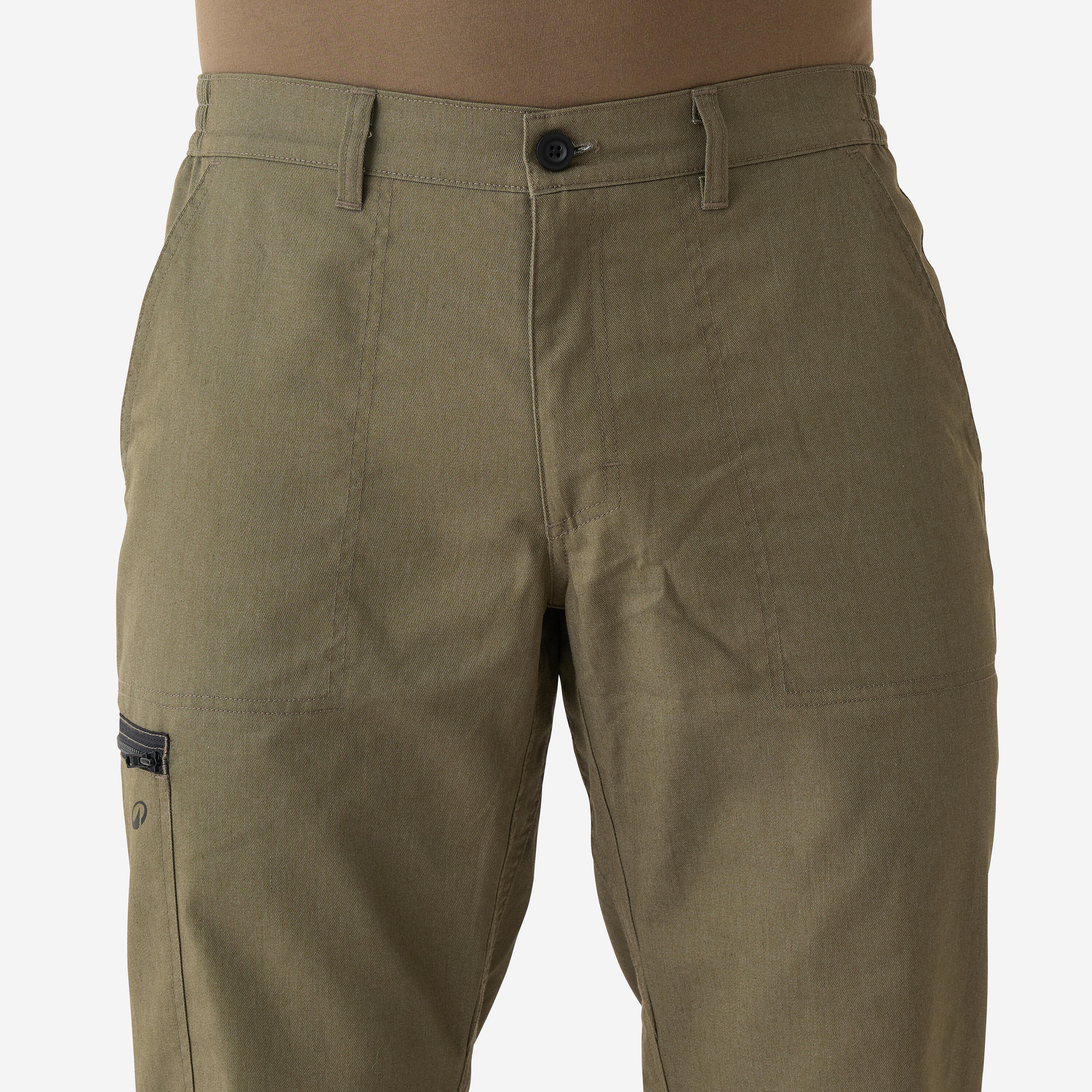 Stevige outdoor broek Steppe 100 groen 5/5