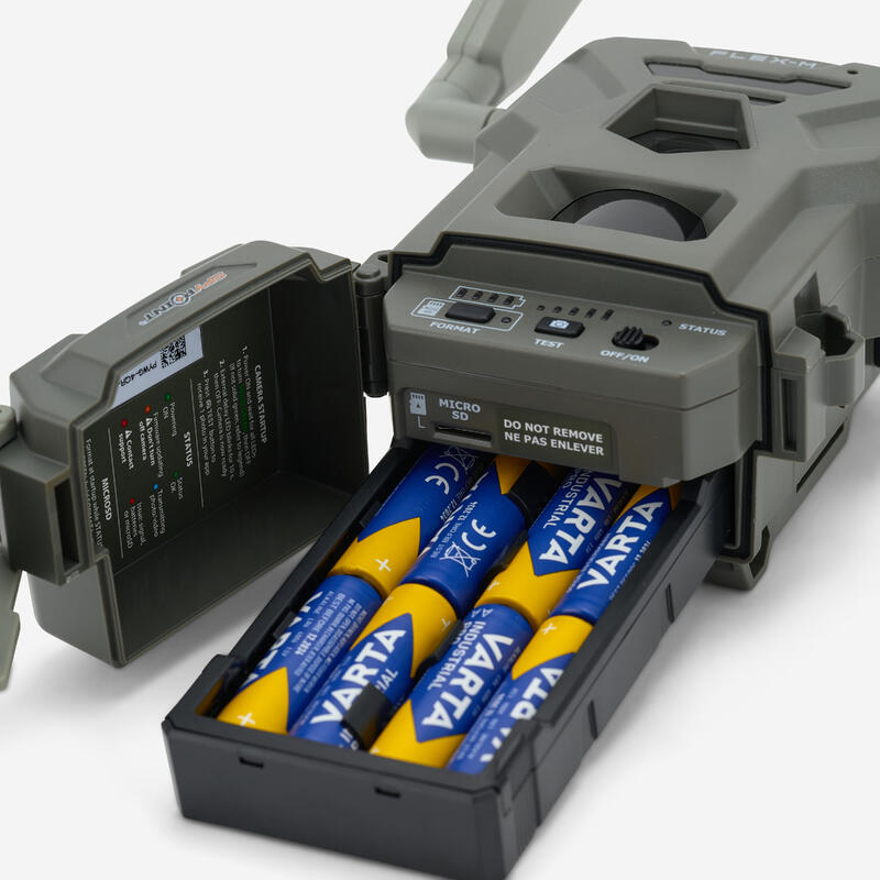 Pack caméra de chasse Flex-M + 8 piles AA + carte SD 16 Go