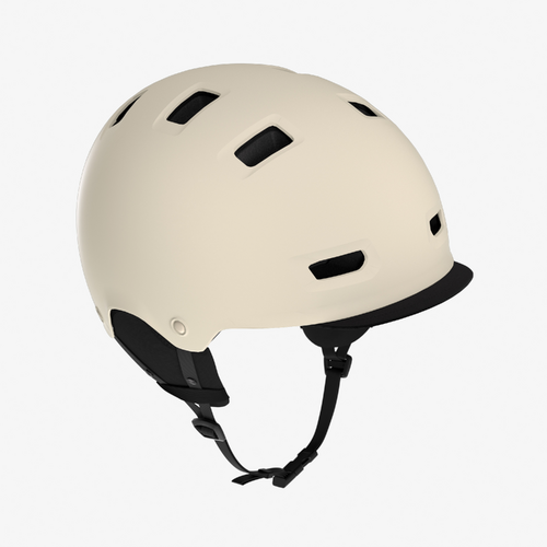 Casque vélo ville bol 500 beige