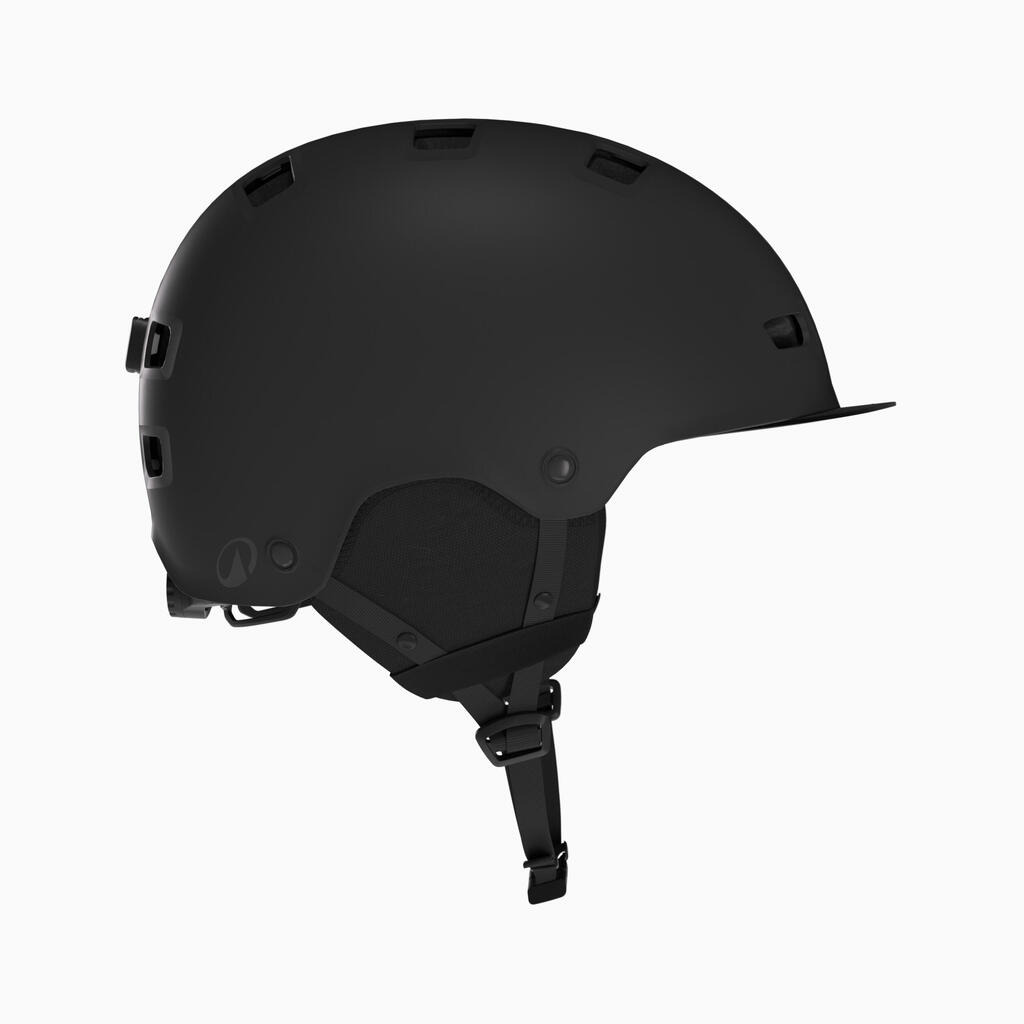 Fahrradhelm City Bowl 500 braun 