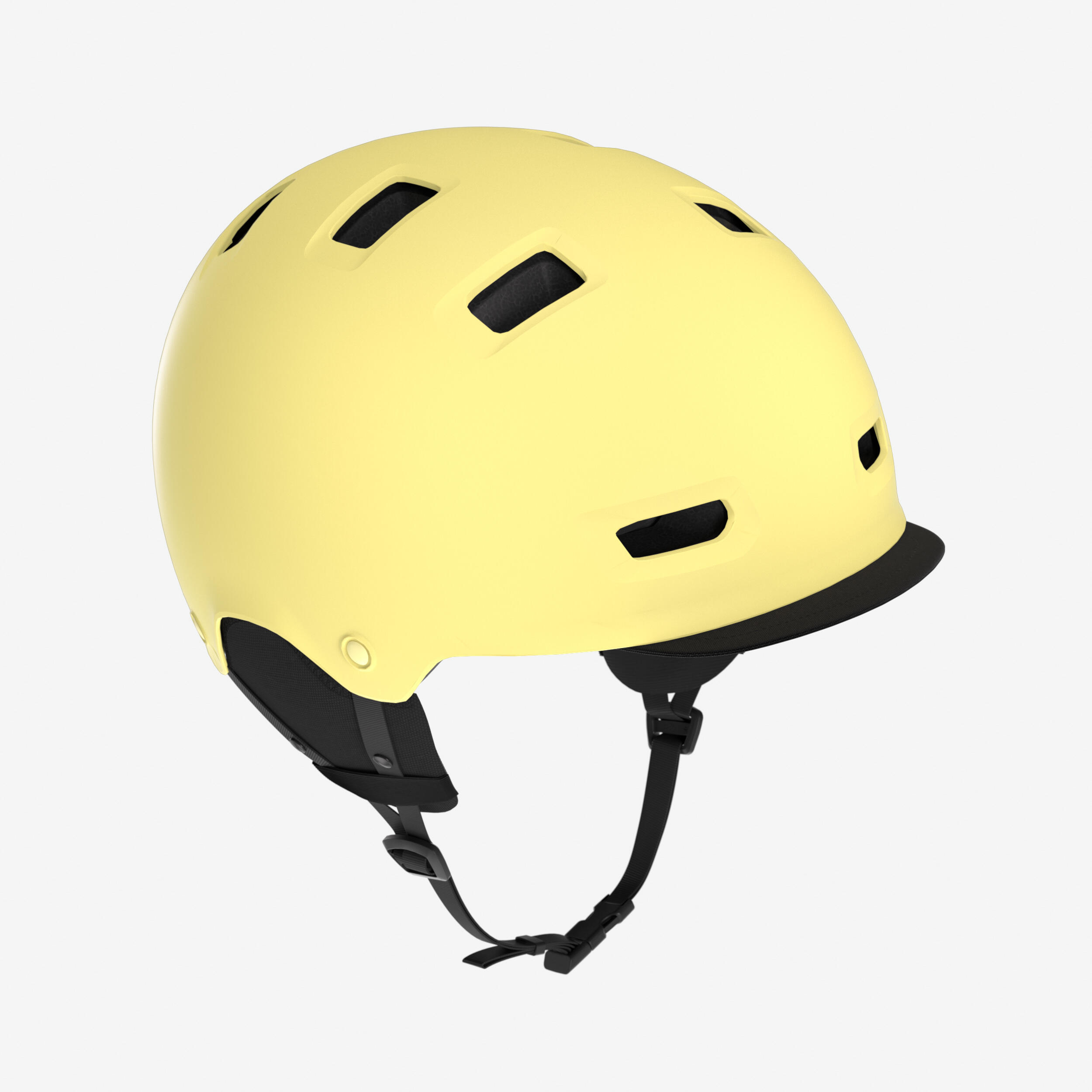BTWIN Cyklistická prilba 500 misková žltá L 59-62 cm