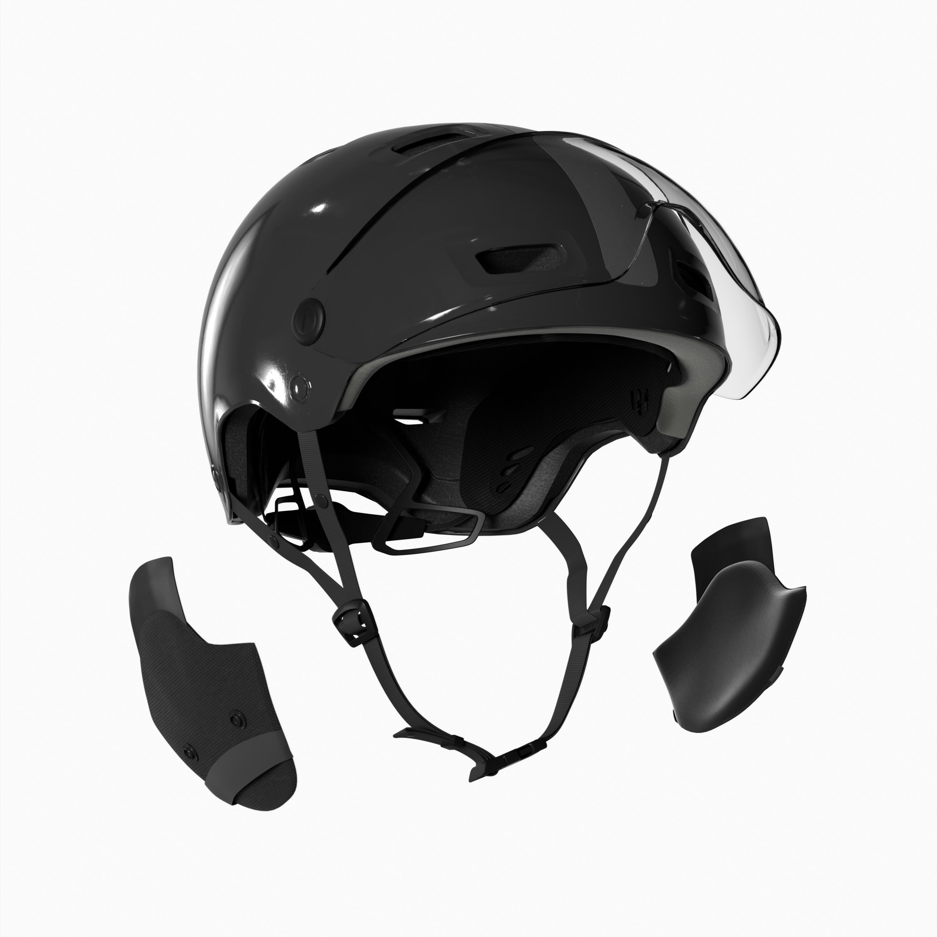Casque de vélo de ville avec visière, CBH 580 - BTWIN