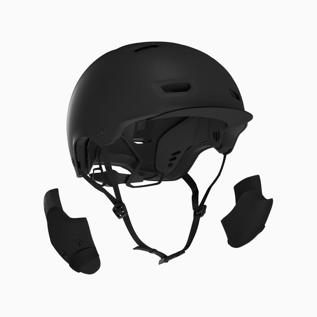 Fahrradhelm City Bowl 500 braun 