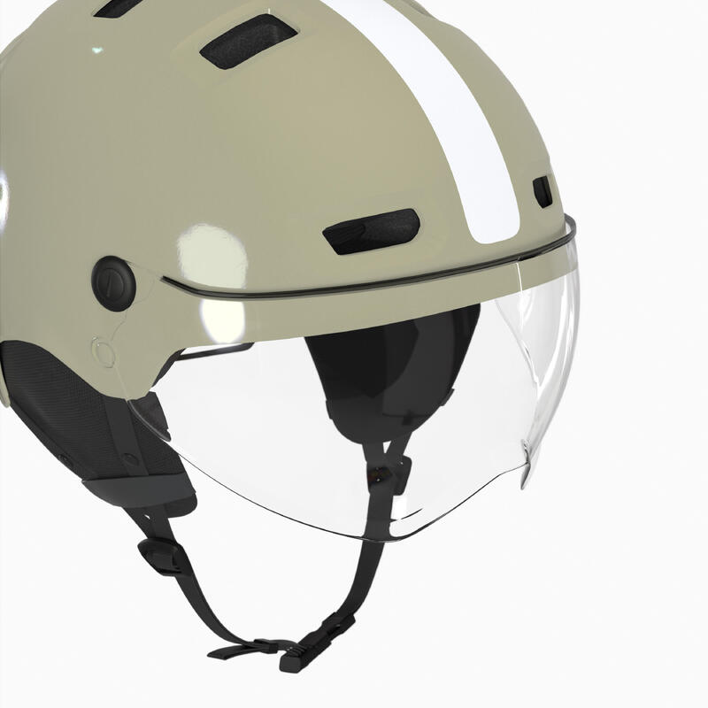 Casque Shiro SH414 jet blanc Avec Visière Solaire | Garage Pizzini