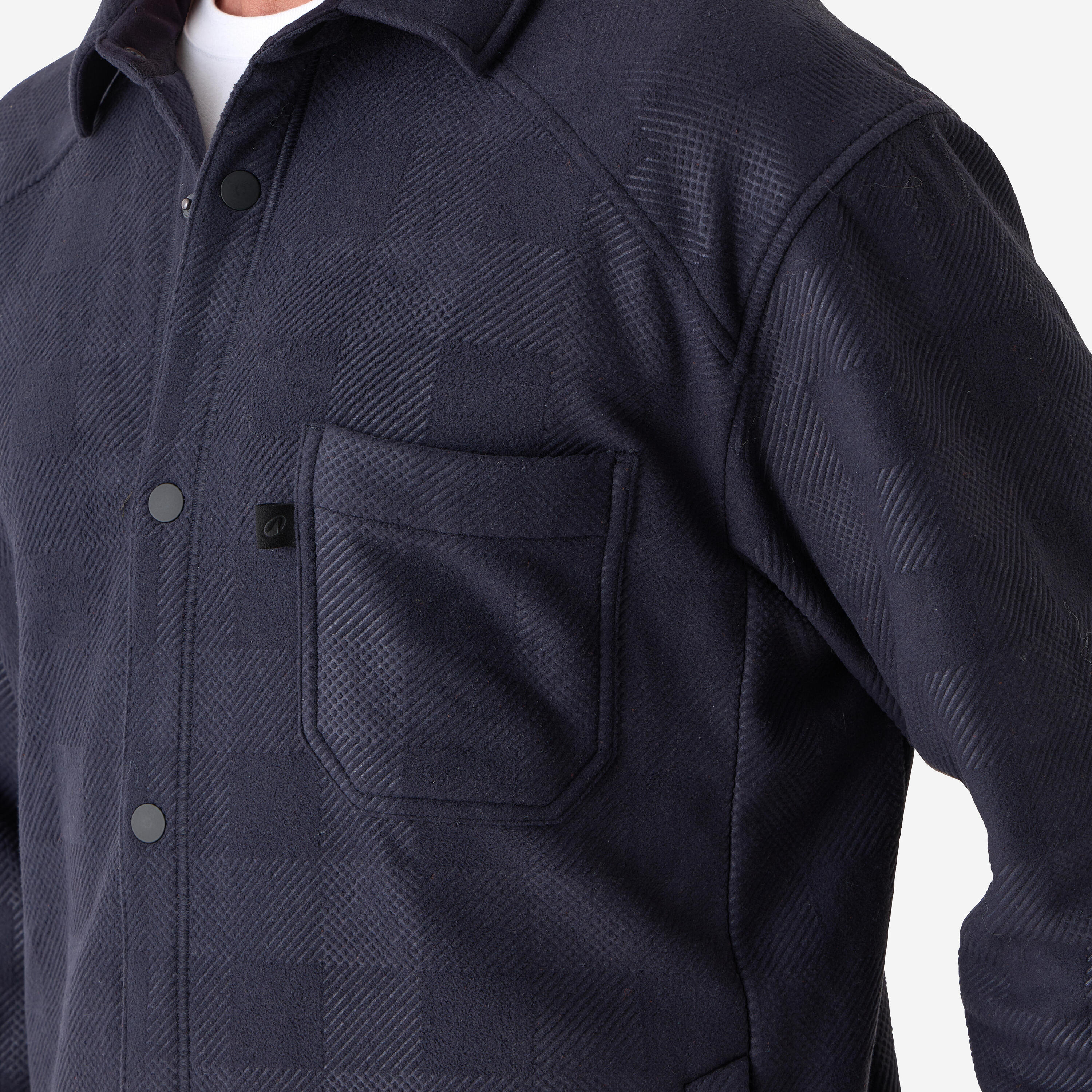 SOBRECAMISA POLAR DE CAÇA 100 AZUL 5/9
