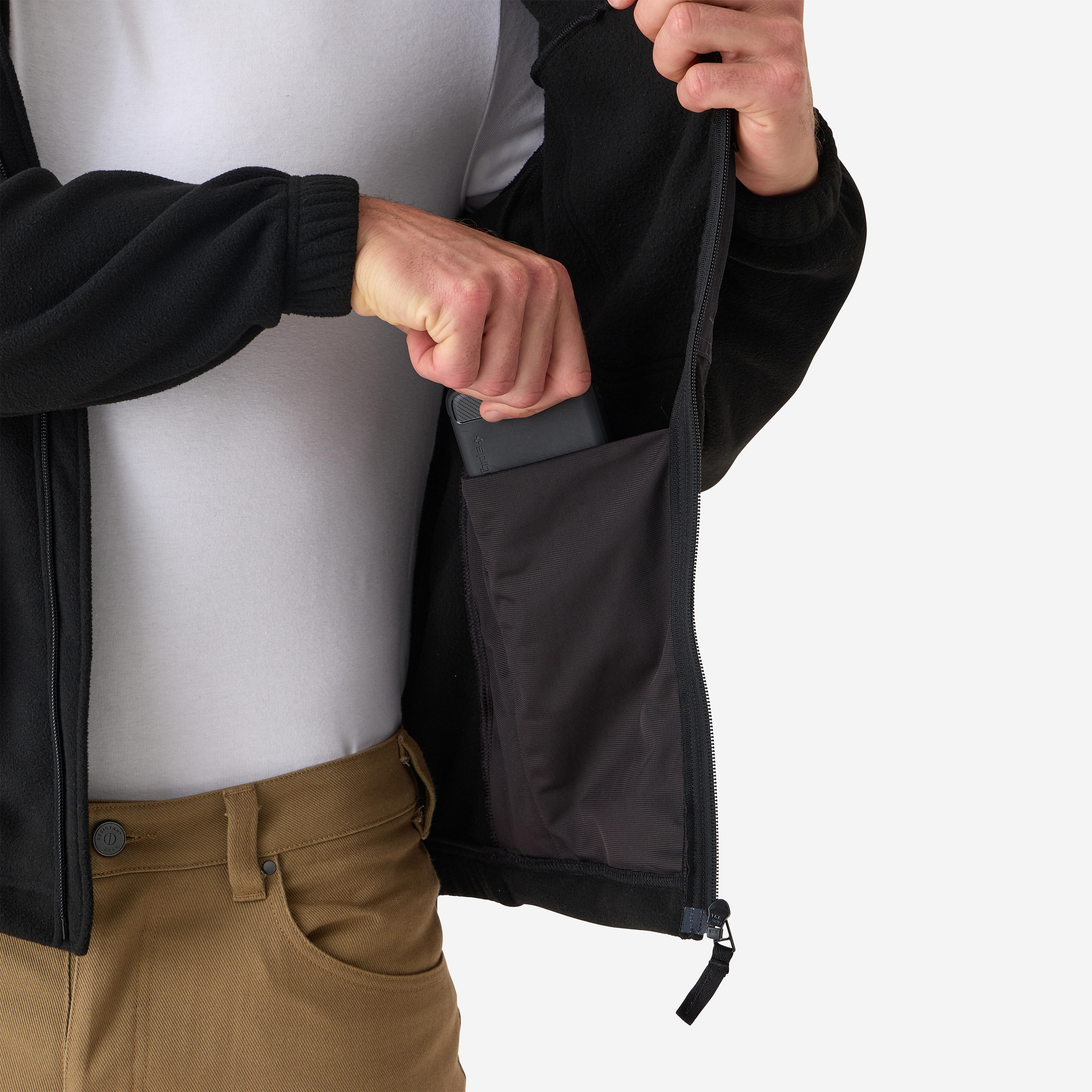 Men's Fleece Hunting Jacket – 500 - SOLOGNAC
