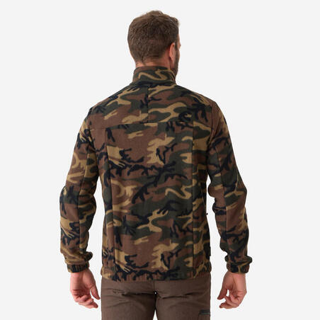 Кофта 500 для полювання з вторинного флісу камуфляж