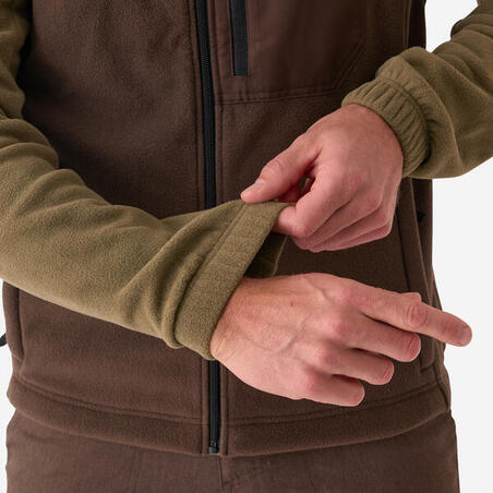 Флісова кофта 500 коричнева