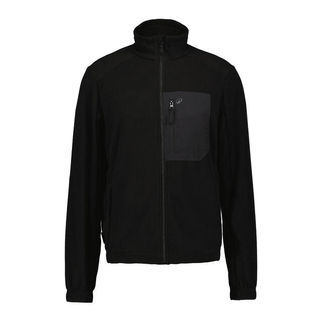 Fleecejacke 500 schwarz