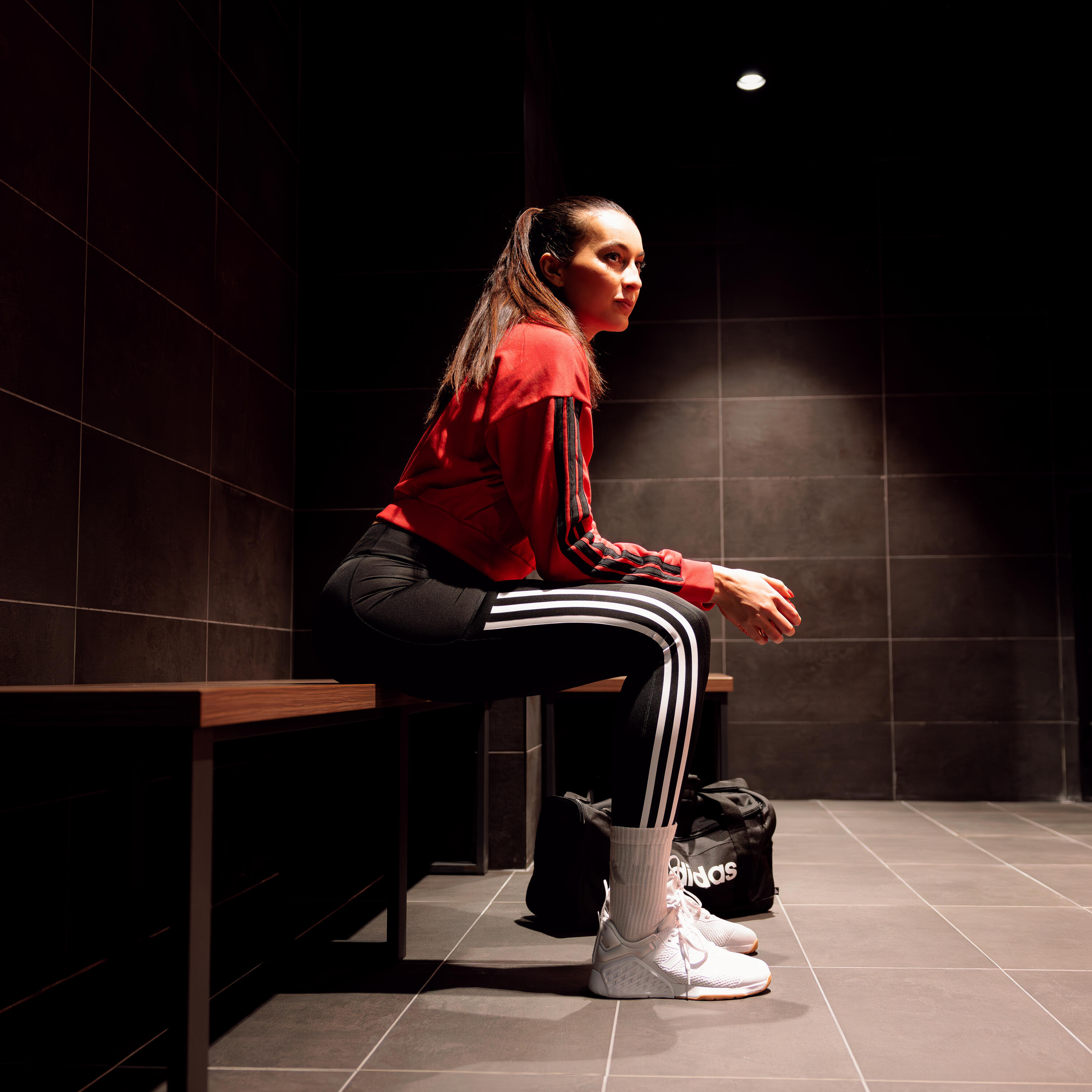 Leggings donna fitness ADIDAS neri 10/11