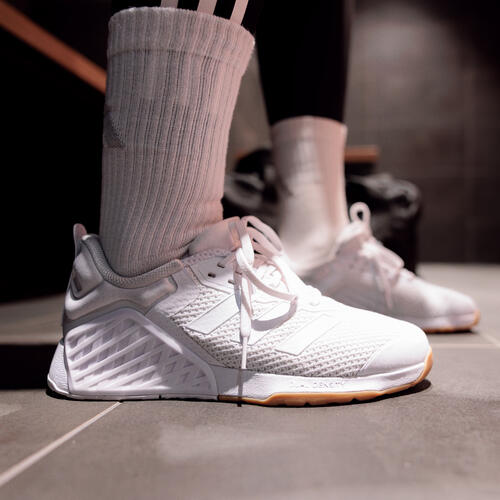 Chaussure de fitness Adidas DROPSET femme - blanc