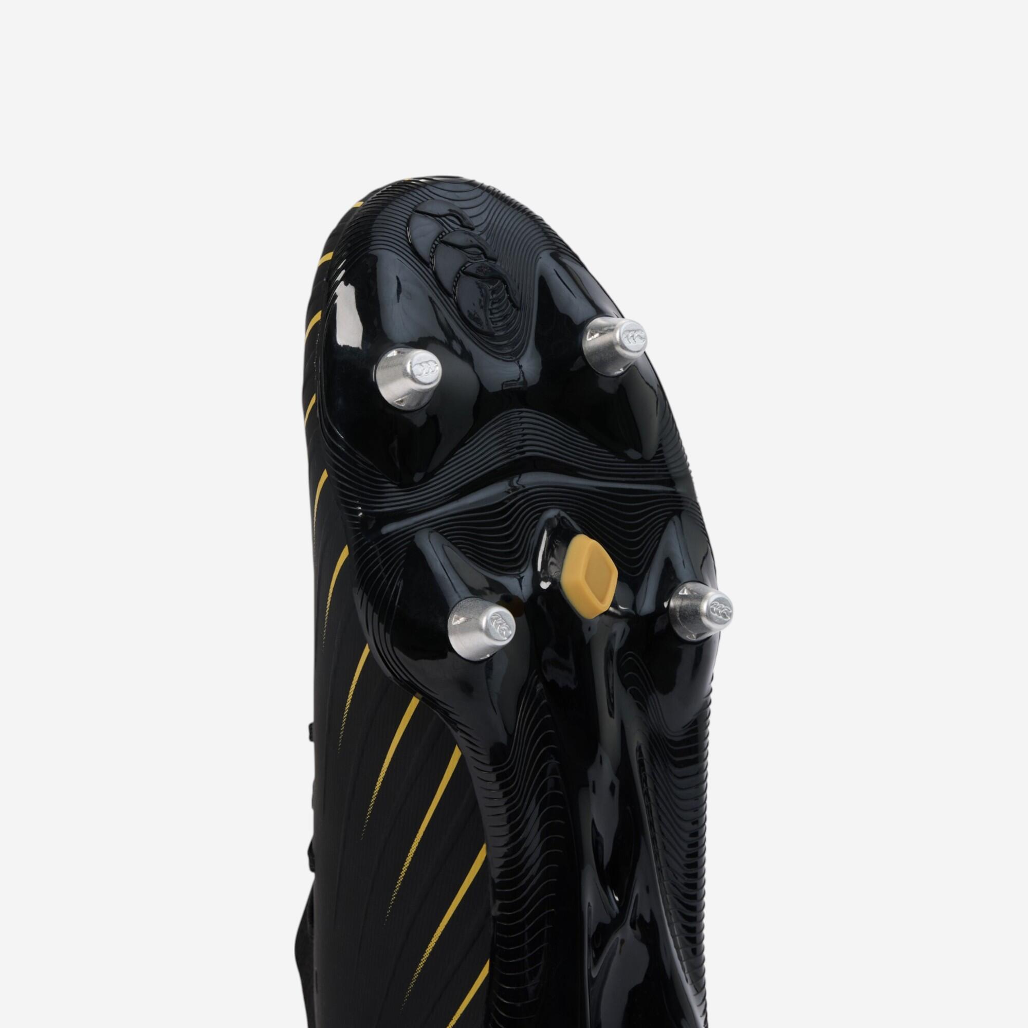 Chaussures de rugby adulte - Canterbury Speed Falcon Pro SG noir et or 7/9