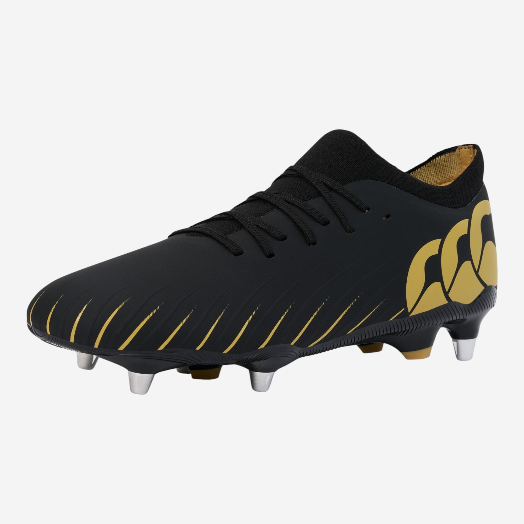 Chaussures de rugby adulte - Canterbury Speed Falcon Pro SG noir et or 4/9