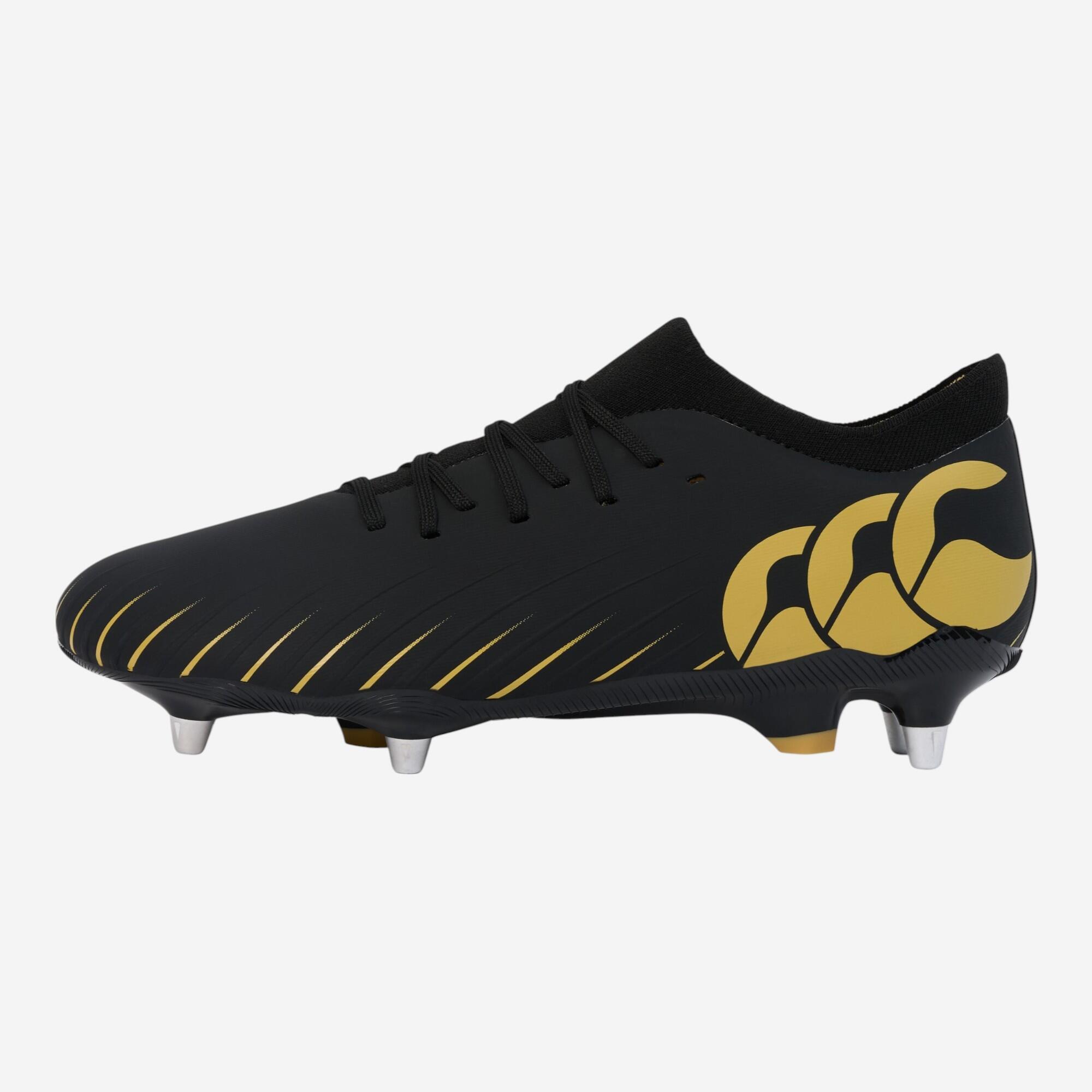 Chaussures de rugby adulte - Canterbury Speed Falcon Pro SG noir et or 5/9