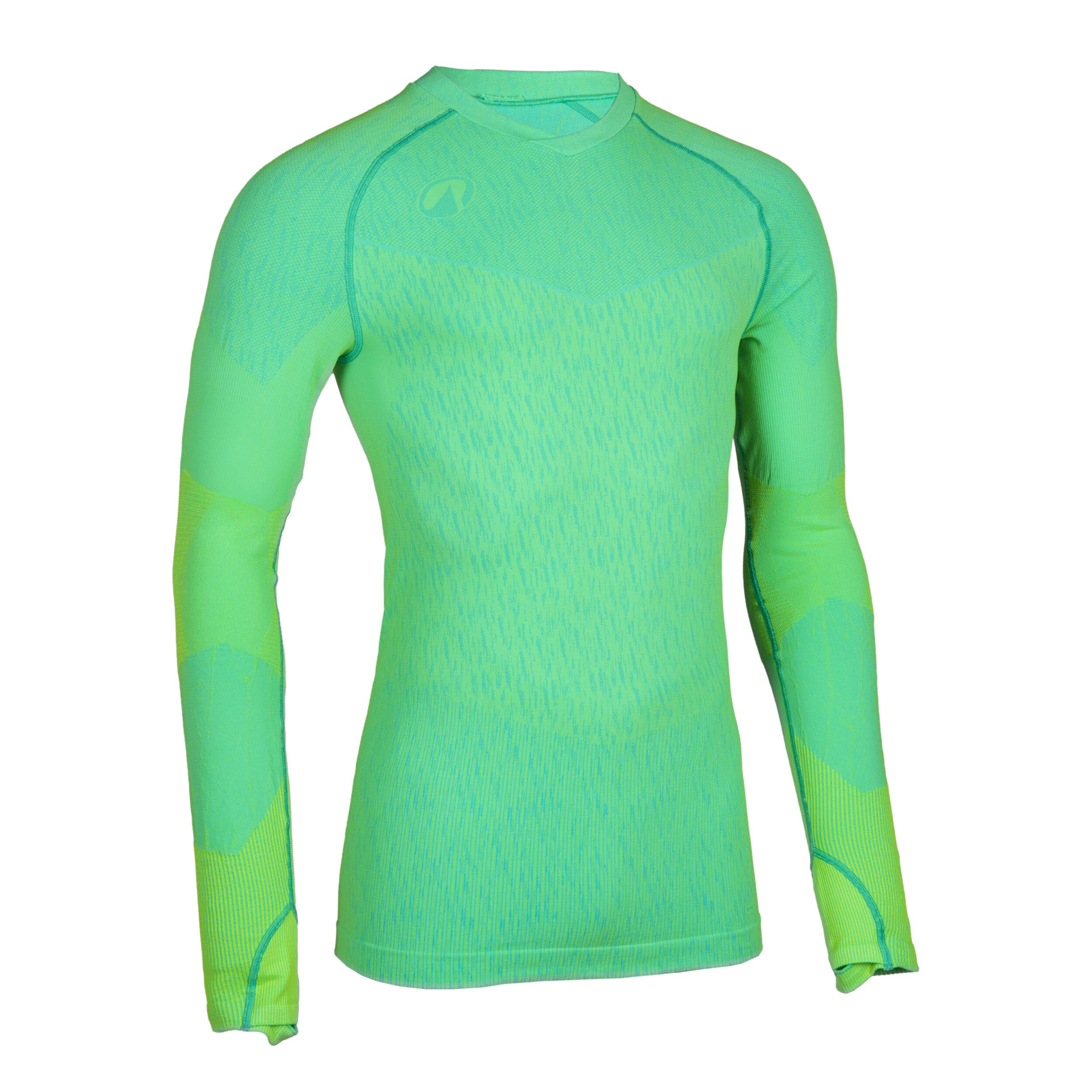 KIPSTA Maglia intima termica calcio KEEPDRY verde fluo