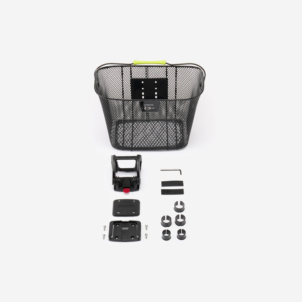 Panier vélo avant 500, 12 litres, cintres 22,2-31,8 mm