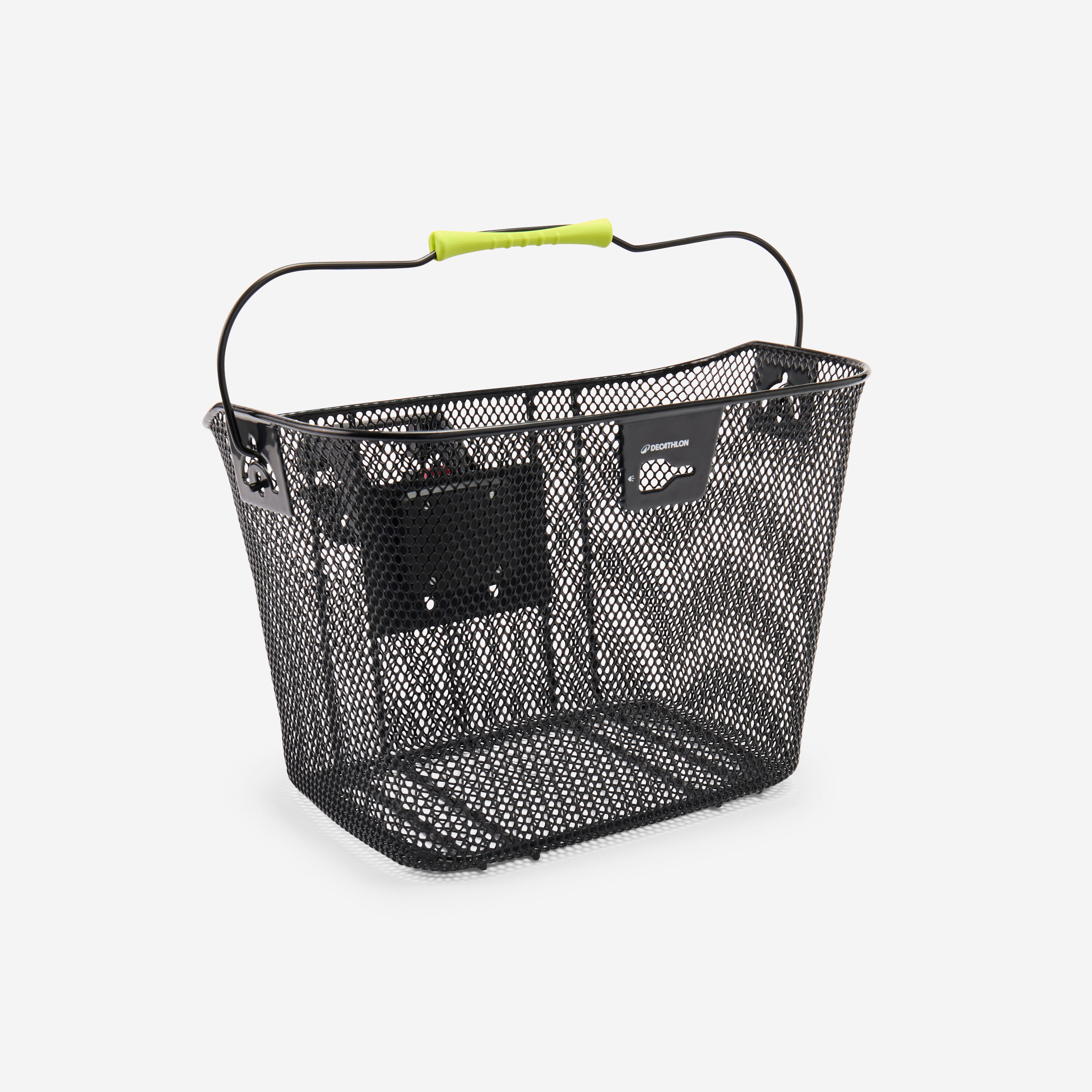Decathlon UK Btwin Front Bike Basket 500. 12 Litres. Handlebar 22.2-31.8 mm | FREE Click & Collect at Stores and Asda. 365 Days return available.