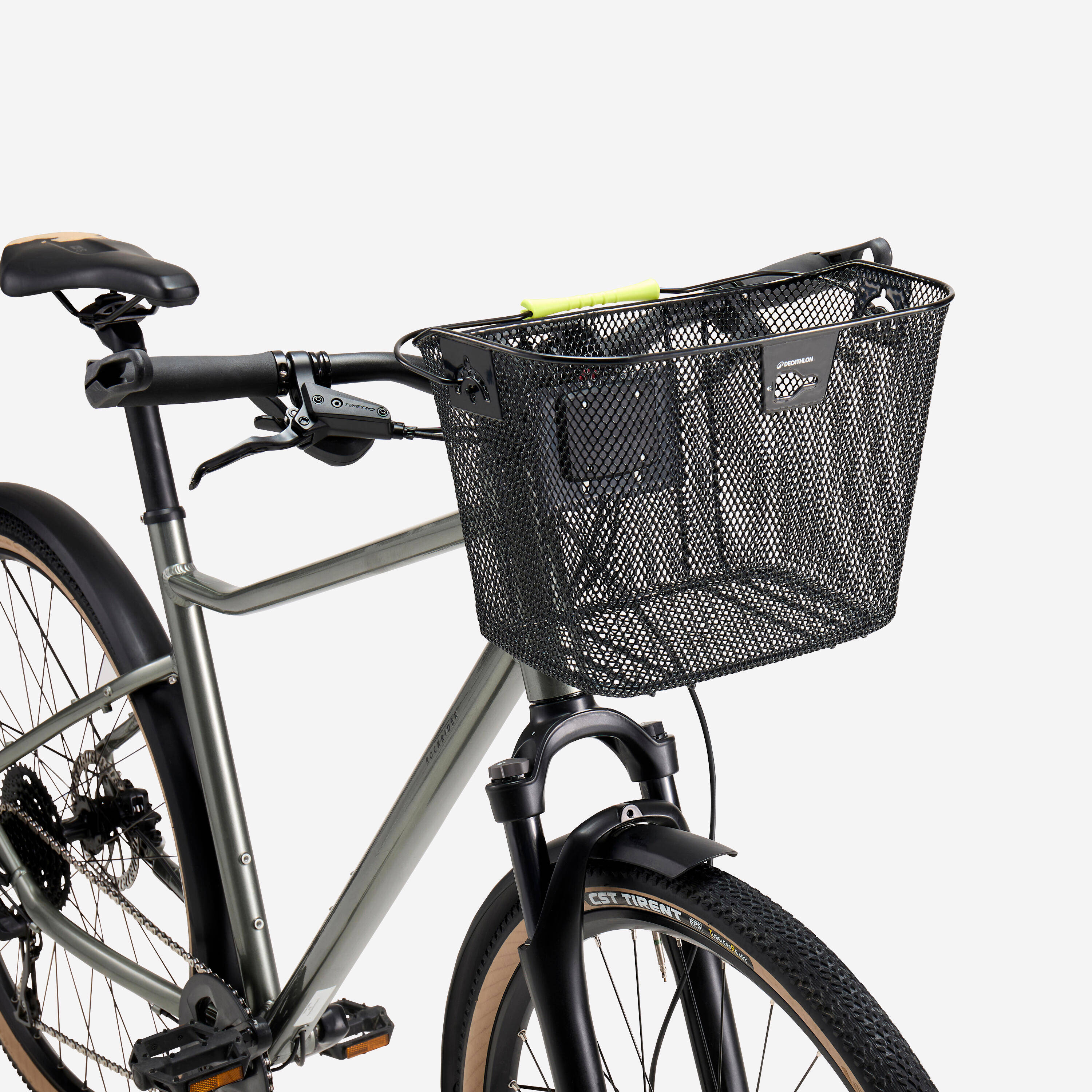 Front bike basket 500, 12 litres, handlebar 22.2-31.8 mm -  3