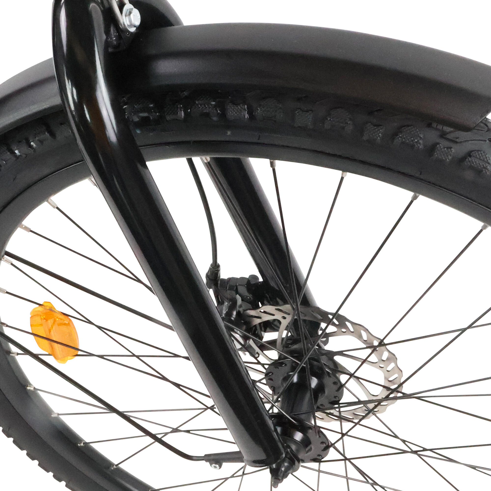 Bici elettrica a pedalata assistita da città e-bike Everide E 5000 nera 8/9