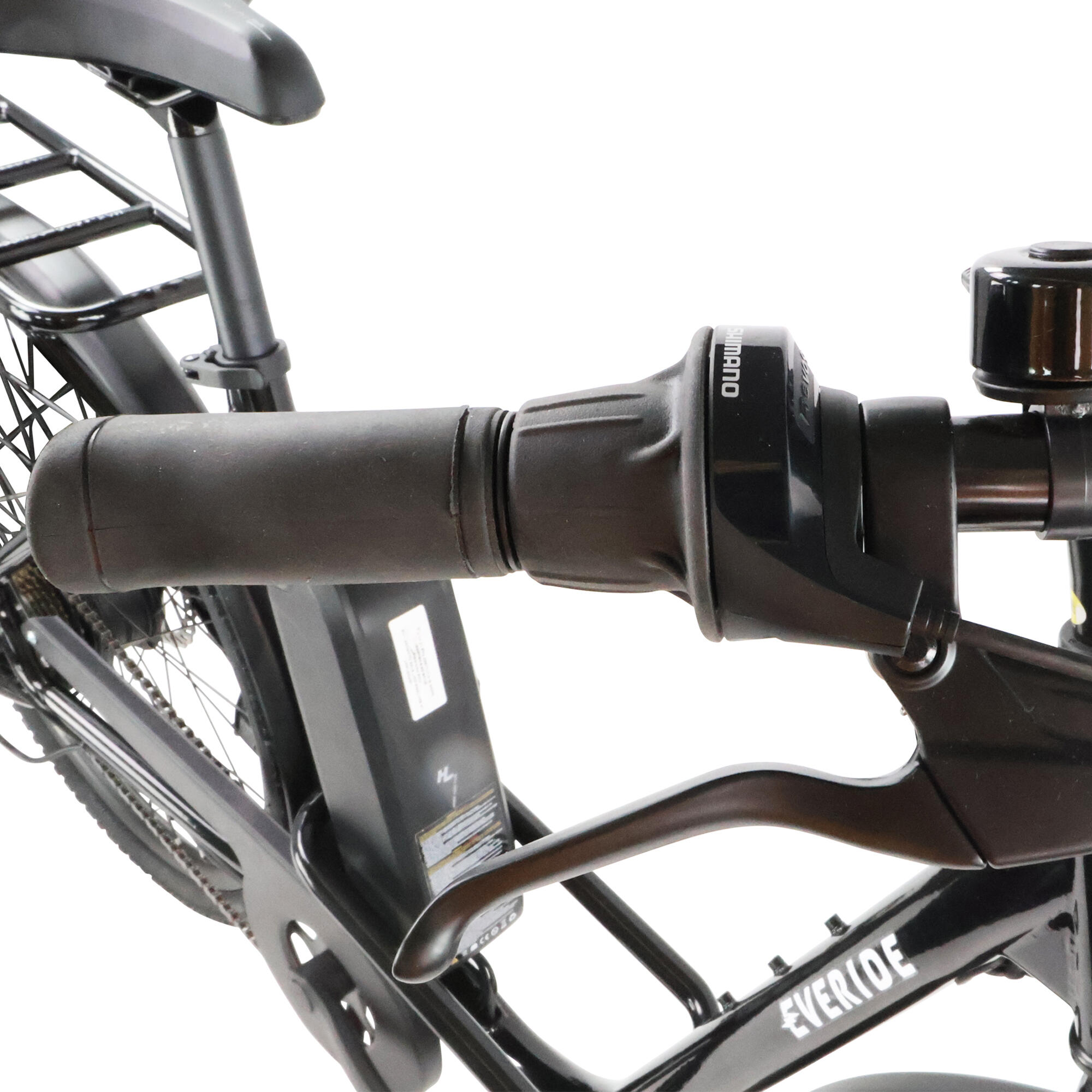 Bici elettrica a pedalata assistita da città e-bike Everide E 5000 nera 4/9