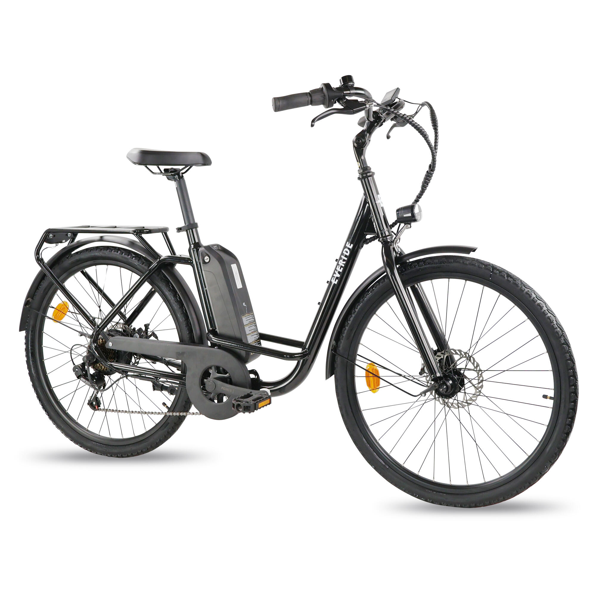 EVERIDE Second Hand - Bici elettrica a pedalata assistita da città e-bike Everide E 5000 nera - BUONO