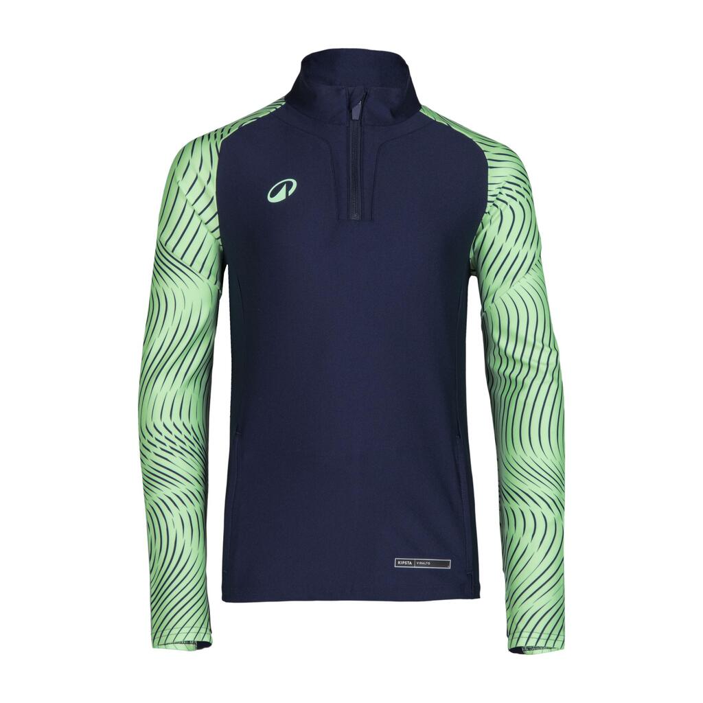 Kids' 1/2 Zip Sweatshirt Club Wavy - Navy/Green
