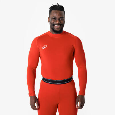 Maglia intima termica calcio adulto KEEPDRY CLUB arancione