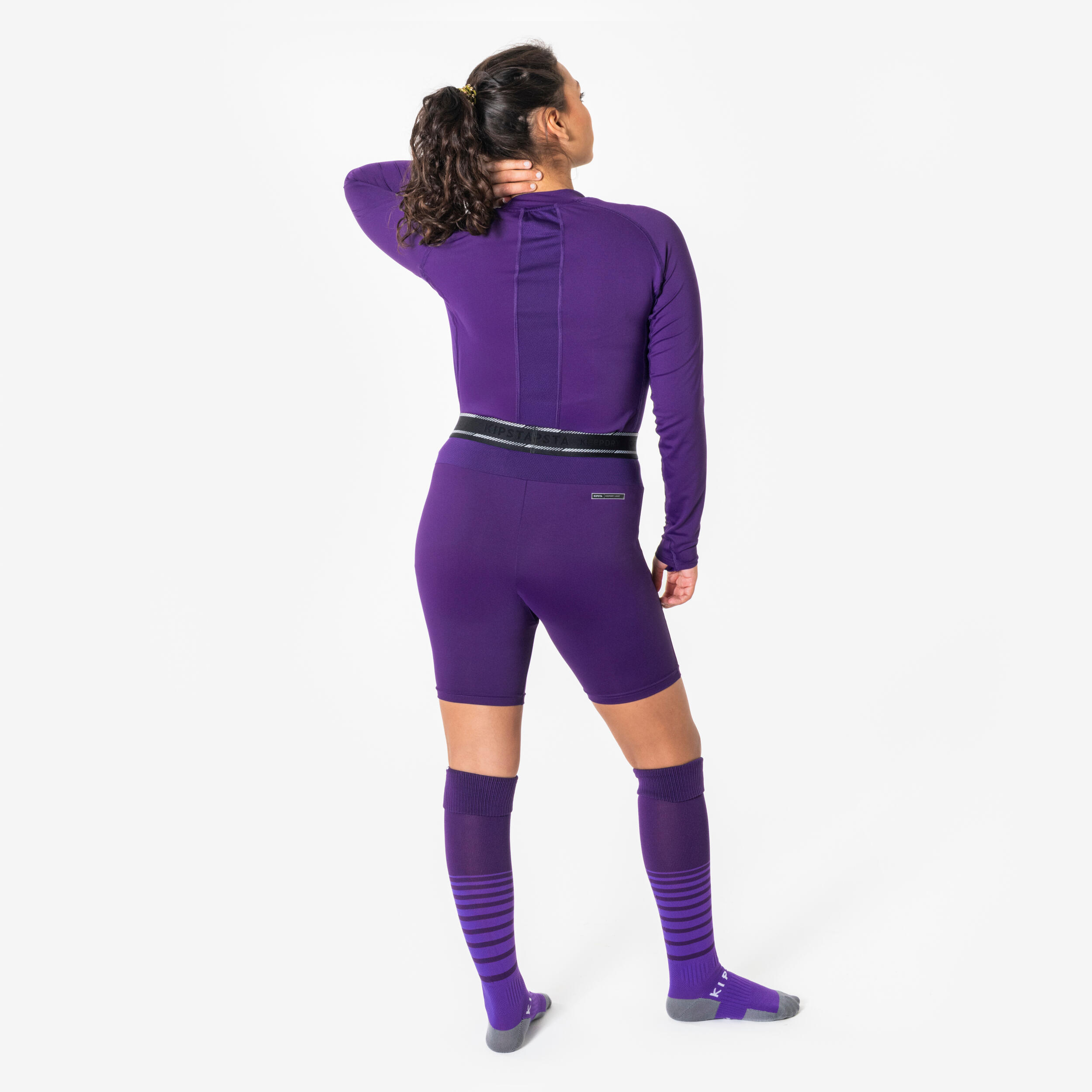 Sous-short de foot mixte Keepdry light violet 5/6