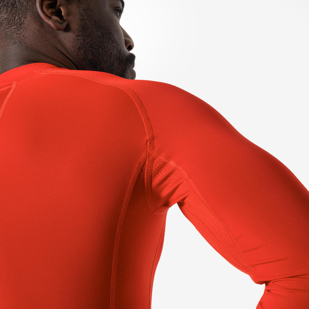 Sous-maillot de foot thermique manches longues mixte Keepdry Club bleu marine