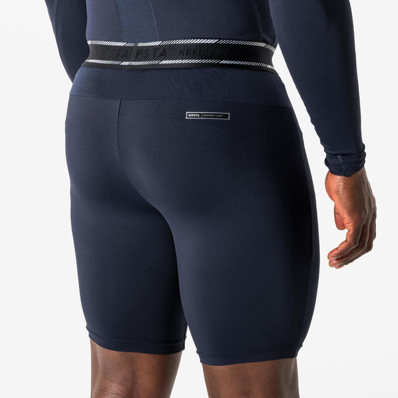 Șort de fotbal, Keepdry light bleumarin unisex