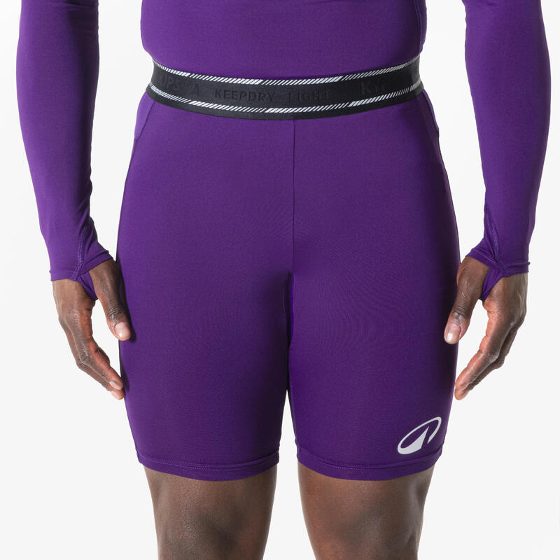 Șort fotbal Keepdry light mov unisex