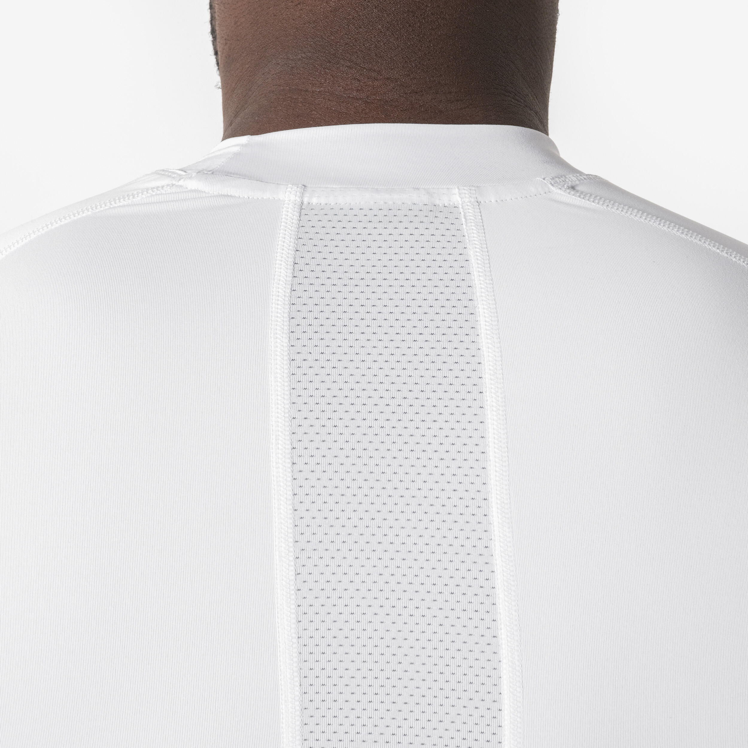 Unisex Long-Sleeved Football Thermal Base Layer Top Keepdry Club - White 7/7