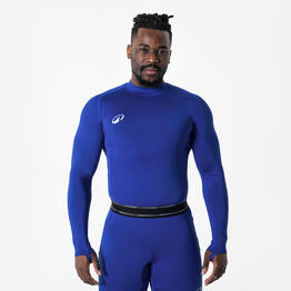 Sous-maillot de foot thermique manches longues mixte Keepdry Club bleu
