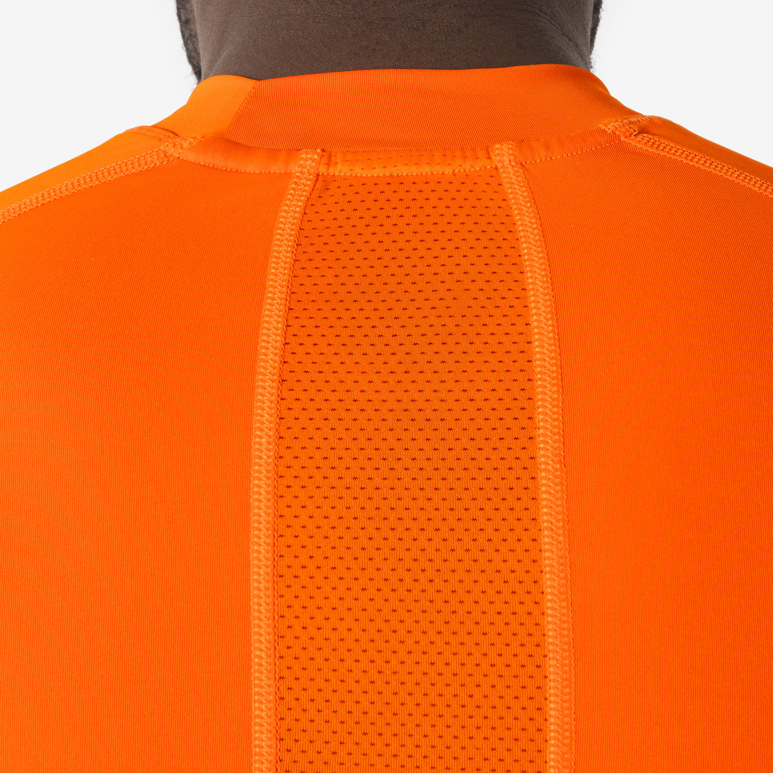 Sous-maillot de foot thermique manches longues mixte Keepdry Club orange 4/5