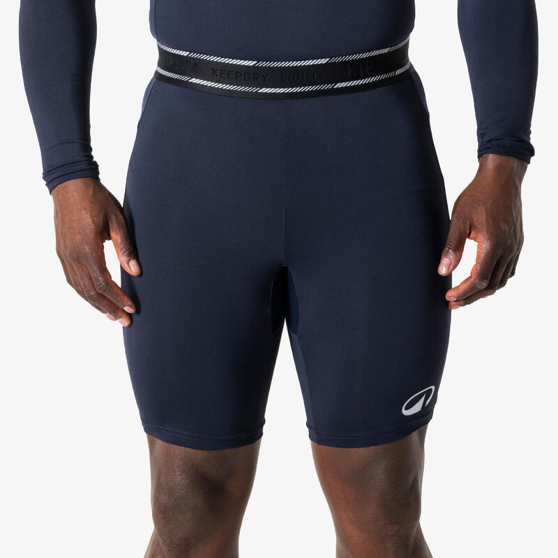 Șort de fotbal, Keepdry light bleumarin unisex