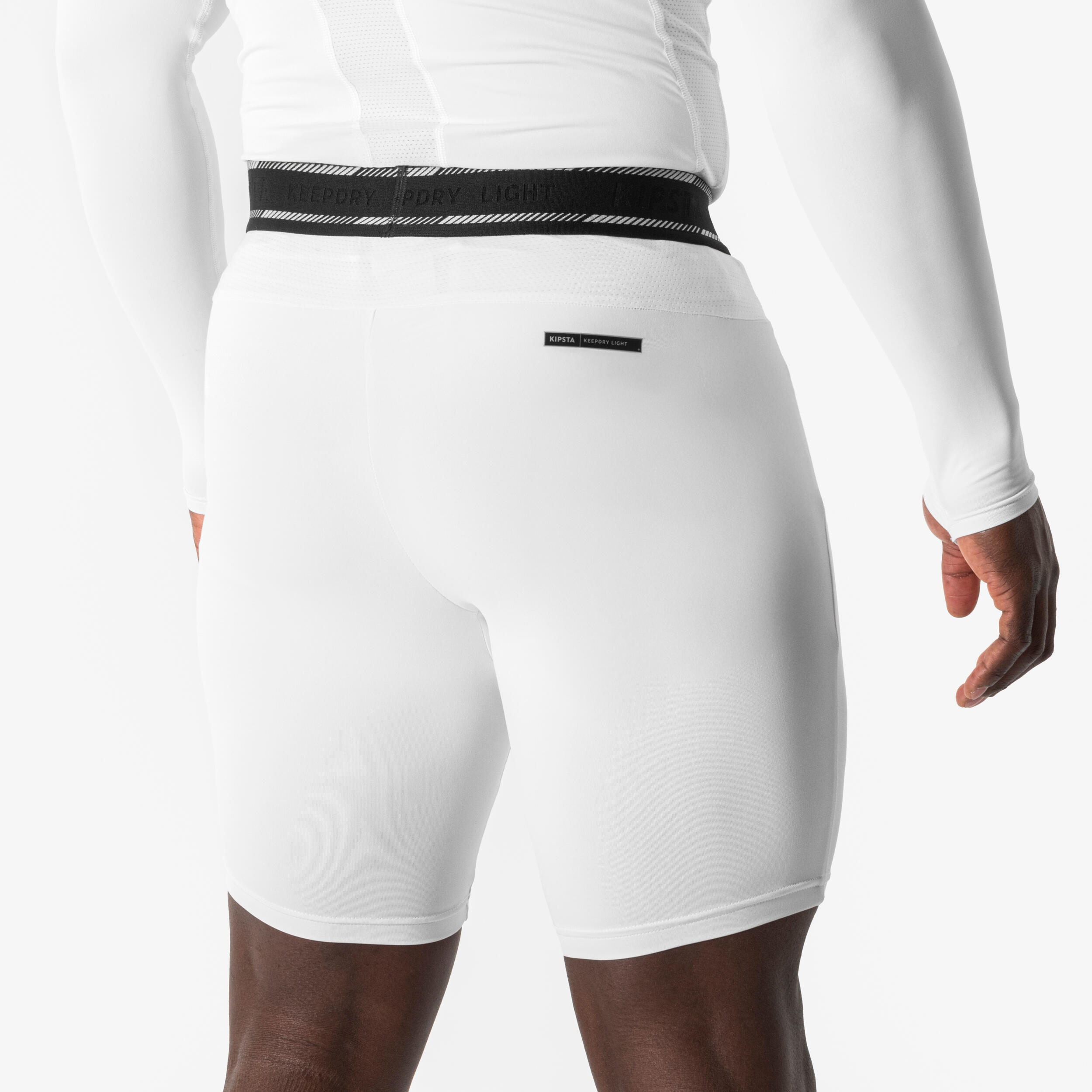 Gebraucht - Damen/Herren Fußball Funktionsshorts - Keepdry Light weiß  6/6