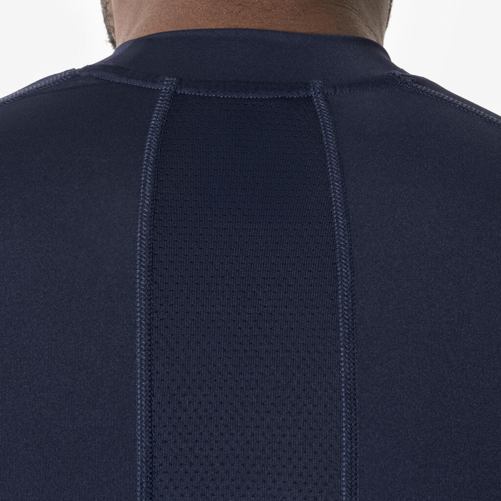Sous-maillot de foot thermique manches longues mixte Keepdry Club bleu marine