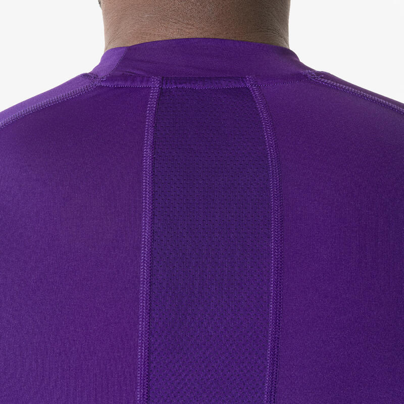 Bluză termică de fotbal, mânecă lungă, Keepdry Club mov unisex