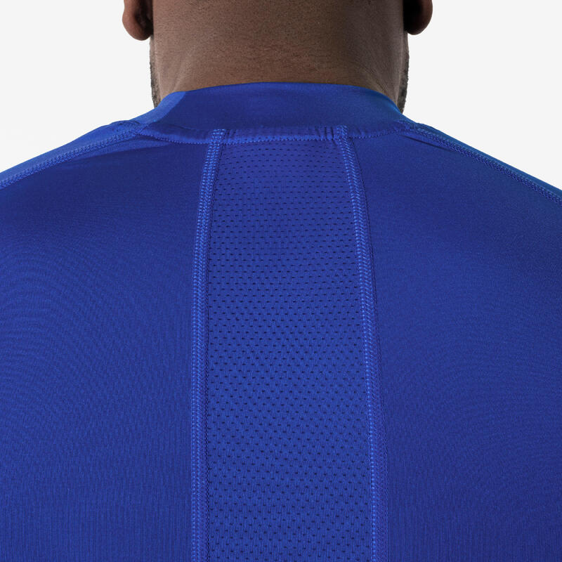 Bluză termică de fotbal, mânecă lungă, Keepdry Club Albastru Unisex