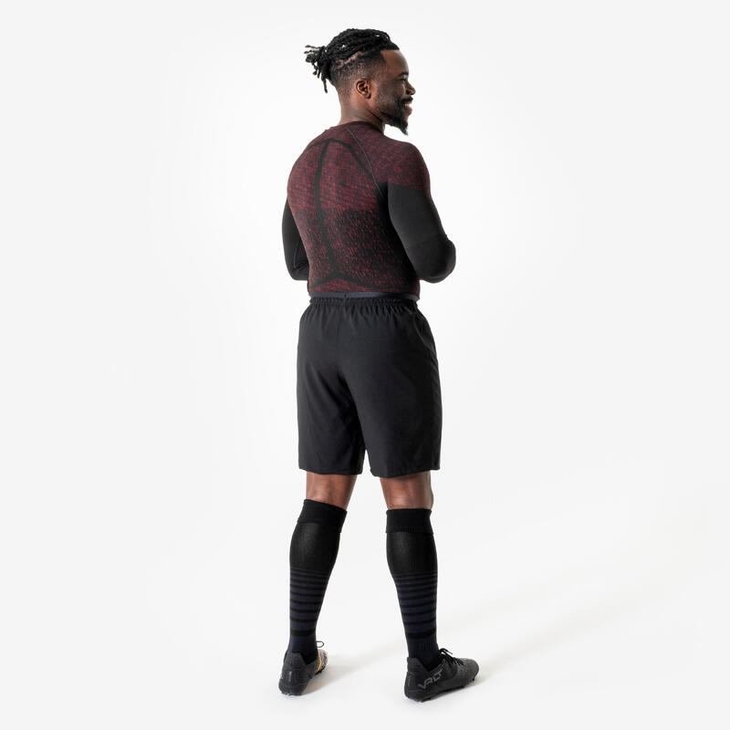 Bluză de fotbal termică fără cusături Keepdry Maro Unisex