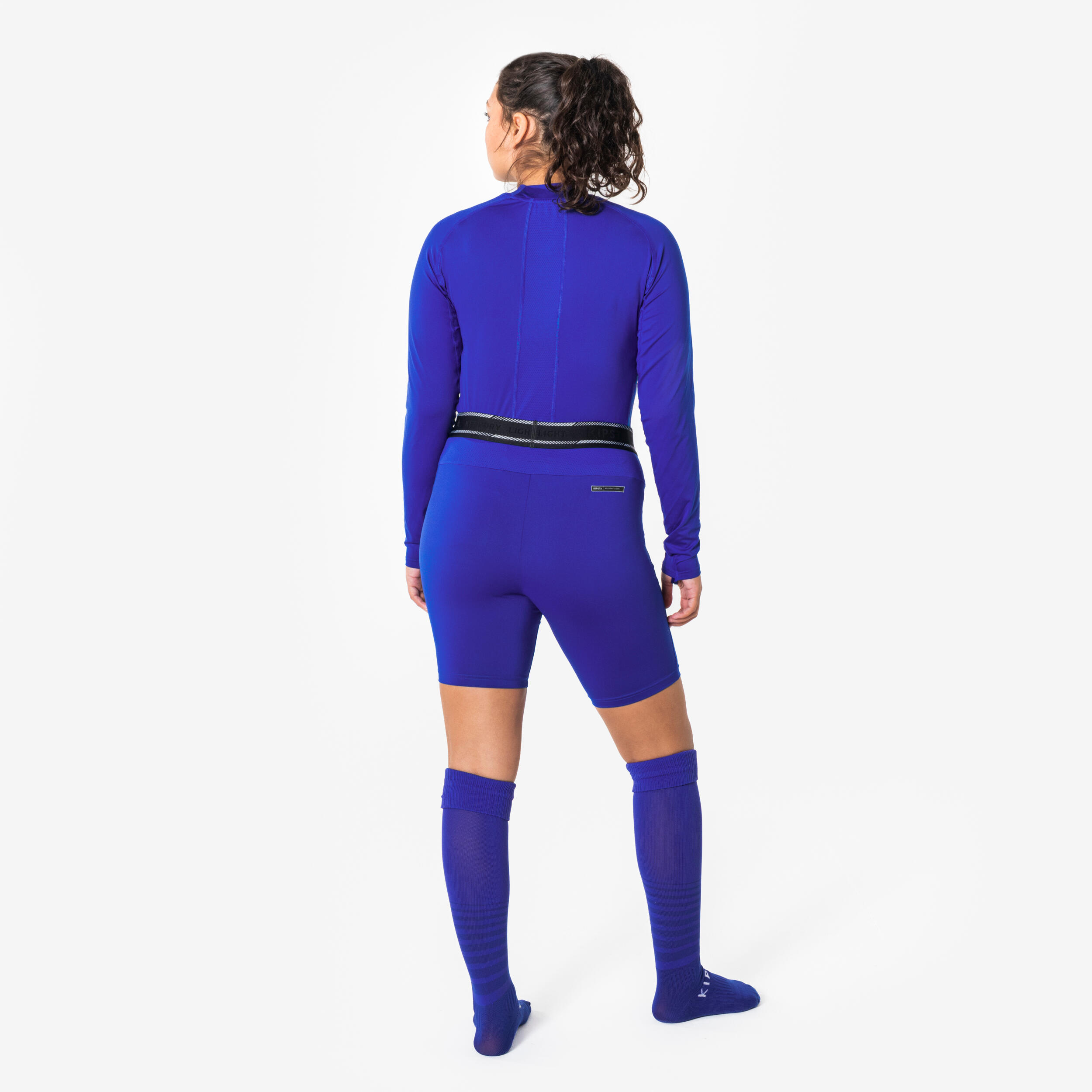 Sous-short de foot mixte Keepdry light bleu 5/6