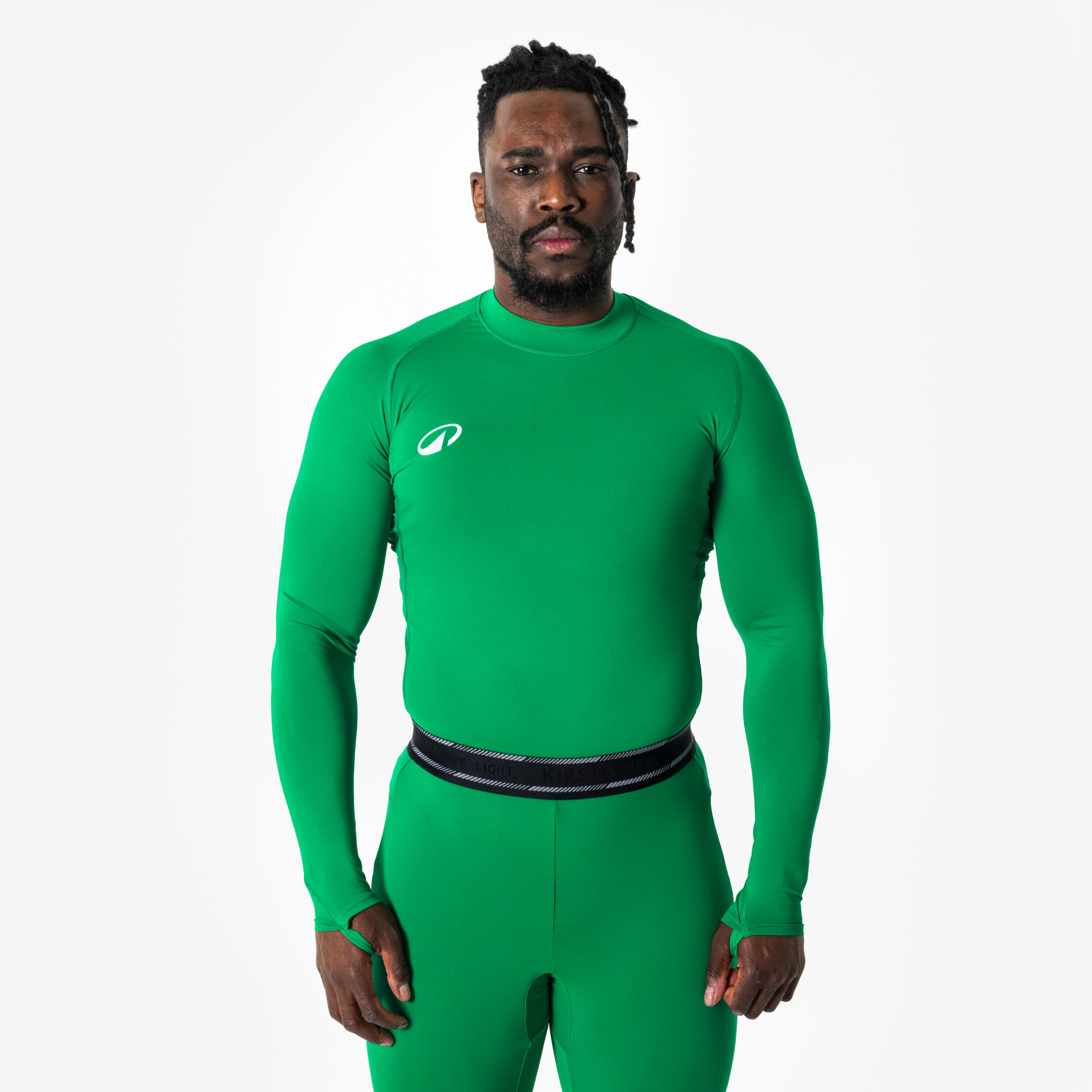 KIPSTA Damen/Herren Fußball Funktionsshirt langarm wärmend ‒ Keepdry Club grün