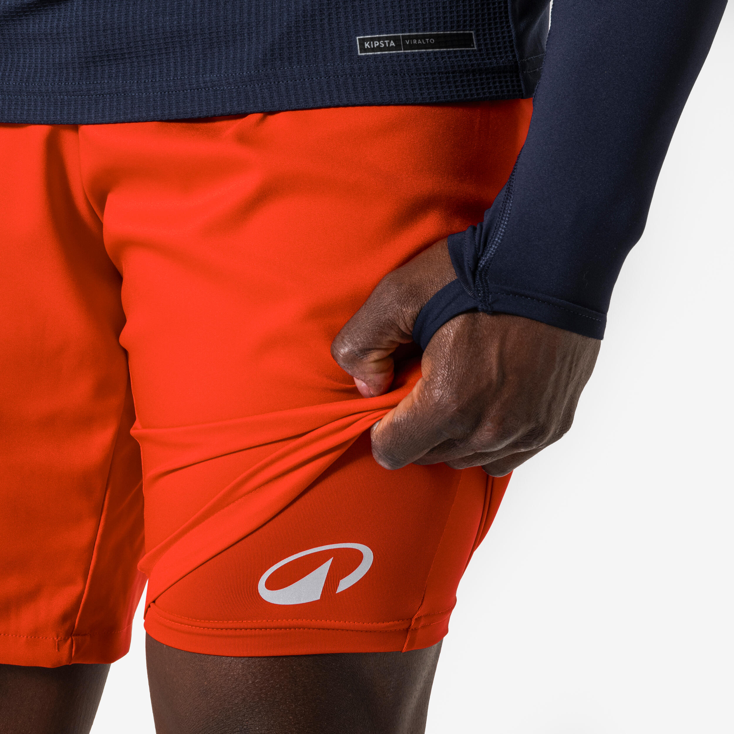 Calções Térmicos de Futebol Unissexo Keepdry Light Vermelho 4/6